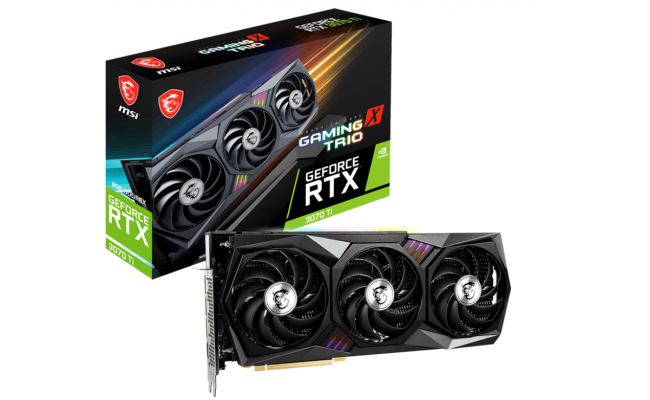 MSI GeForce RTX™ 3070 Ti GAMING X TRIO 8G GDDR6X (LHR) - Graphics Card