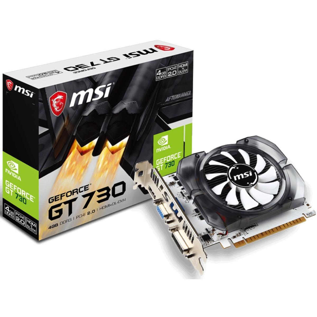 MSI GeForce GT 730 4GB DDR3 - Graphics Card