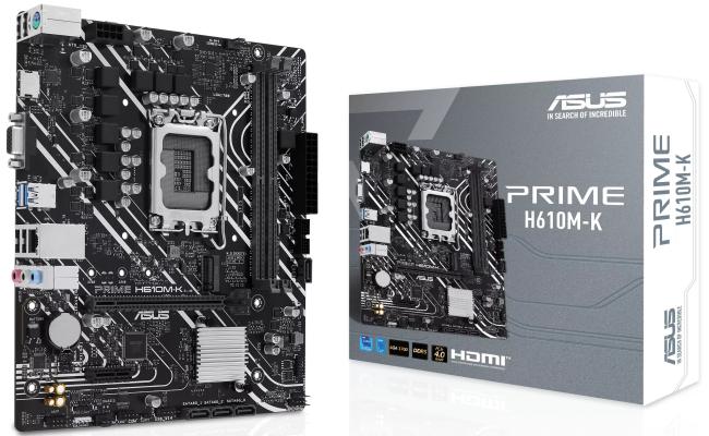 ASUS PRIME H610M-K DDR5 LGA 1700, Intel 14th 13th 12th M.2, PCIe 4.0 ,USB 3.2 Gen1-mATX Motherboard