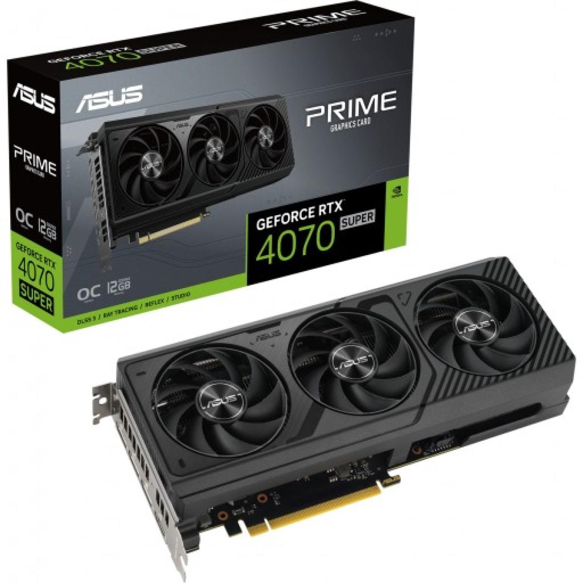 ASUS Prime GeForce RTX 4070 SUPER 12GB GDDR6X - Graphics Card