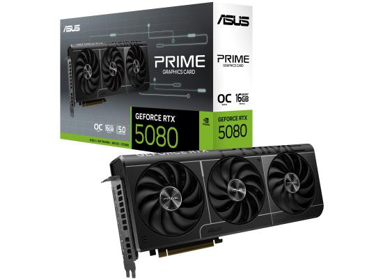 ASUS PRIME GeForce RTX 5080 16GB GDDR7 OC Edition - Graphics Card