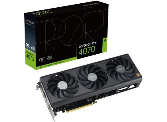 ASUS ProArt GeForce RTX 4070 OC Edition 12GB GDDR6X - Graphics Card