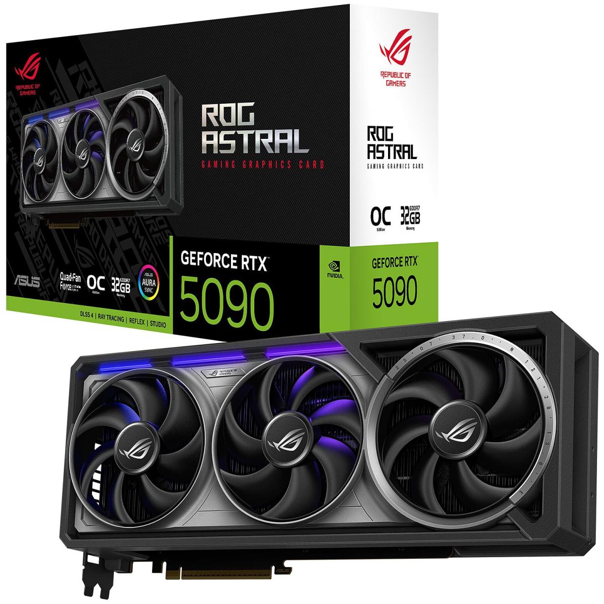 ASUS ROG Astral GeForce RTX 5090 32GB GDDR7 OC Edition - Graphics Card