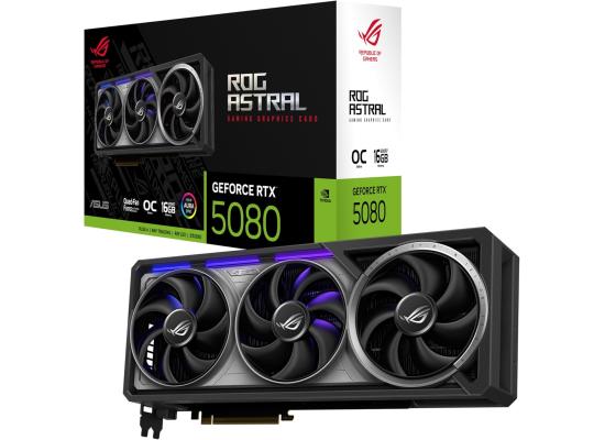 ASUS ROG Astral GeForce RTX 5080 16GB GDDR7 OC Edition - Graphics Card