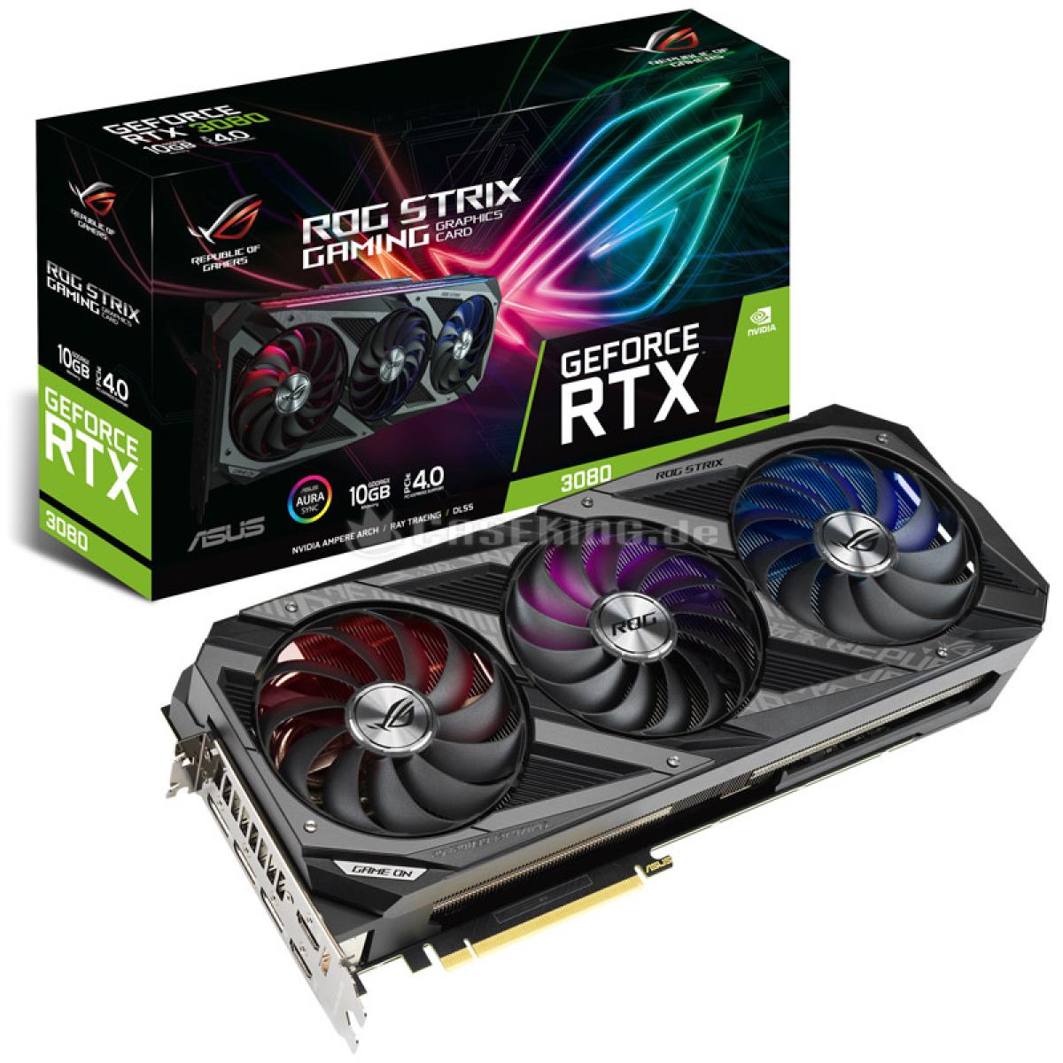 ASUS ROG-STRIX-RTX 3080-O10G-GAMING GDDR6X Graphics Card