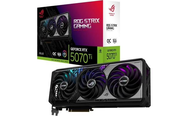 ASUS ROG Strix GeForce RTX 5070 Ti 16GB GDDR7 OC Edition - Graphics Card ASUS ROG Strix GeForce RTX 5070 Ti 16GB GDDR7 OC Edition - Graphics Card