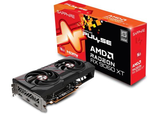 SAPPHIRE PULSE AMD RADEON RX 9060 XT 16GB GDDR6 - Graphics Card