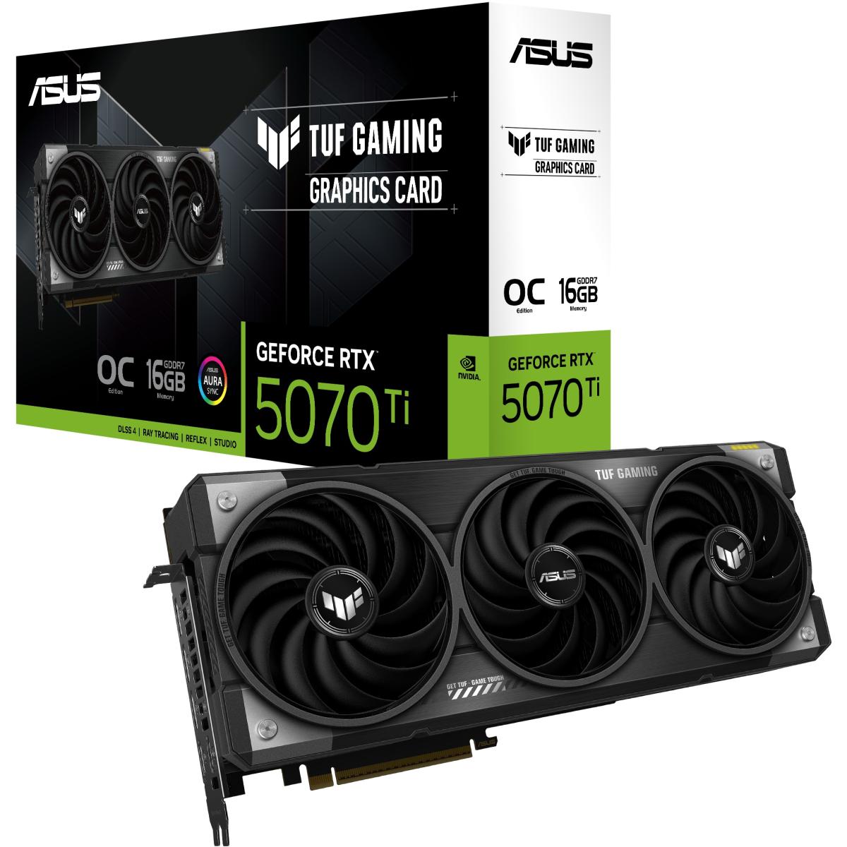 ASUS TUF Gaming GeForce RTX 5070 Ti 16GB GDDR7 OC Edition - Graphics Card