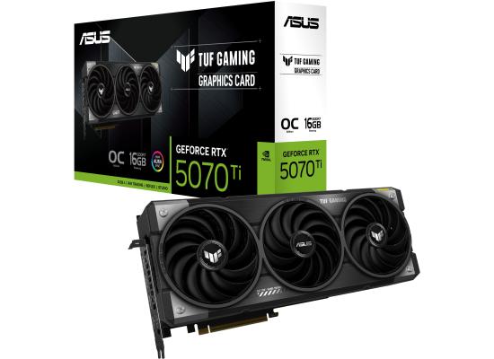 ASUS TUF Gaming GeForce RTX 5070 Ti 16GB GDDR7 OC Edition - Graphics Card