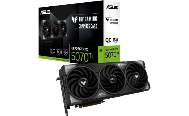 ASUS TUF Gaming GeForce RTX 5070 Ti 16GB GDDR7 OC Edition - Graphics Card