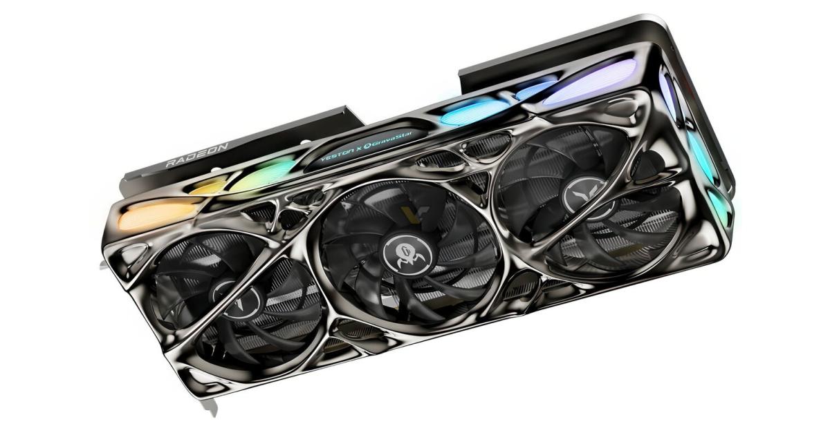 Yeston x GravaStar AMD RADEON RX 9070 XT 16G GDDR6 Mercury Nova OC ...