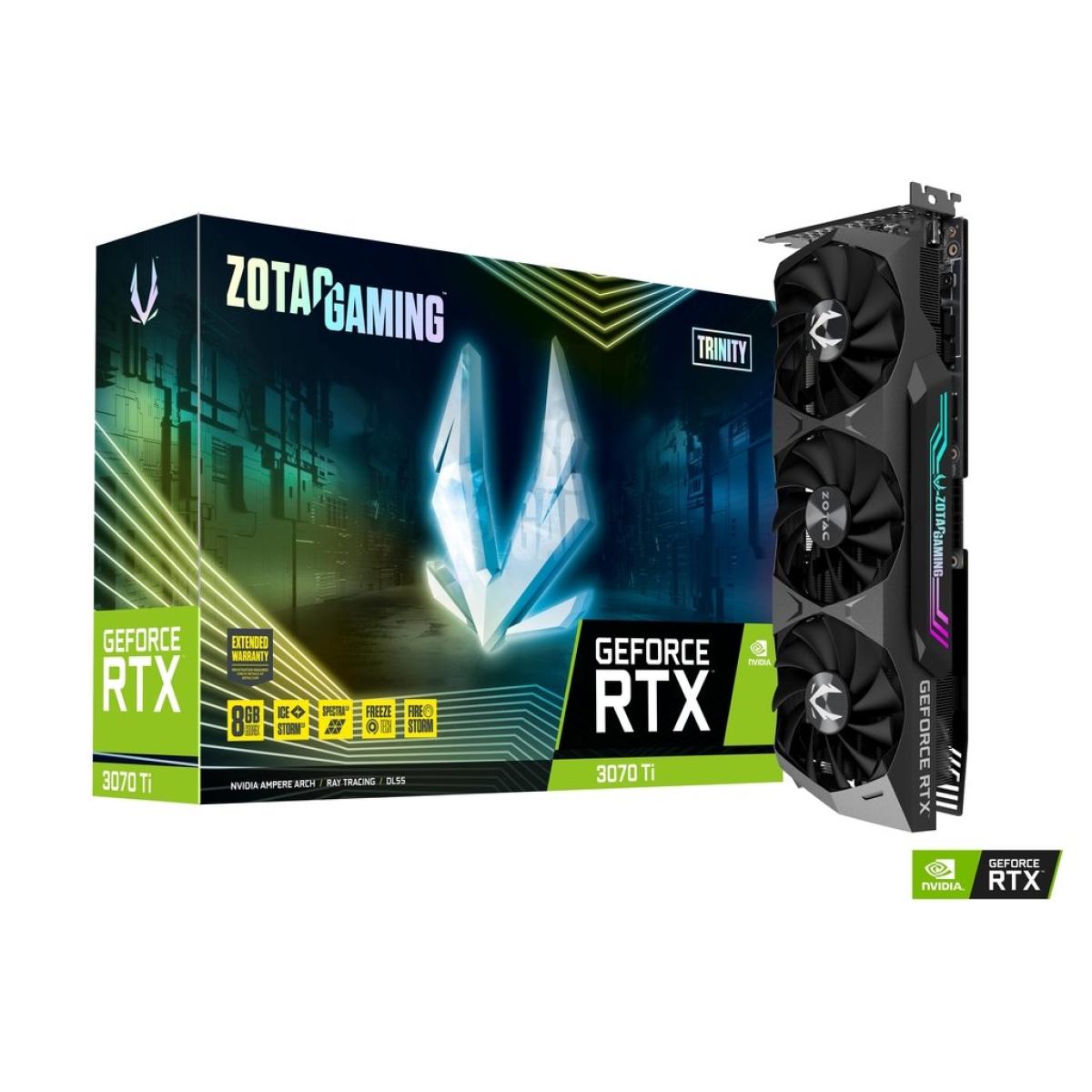 ZOTAC GAMING GeForce RTX 3070 Ti Trinity 8GB GDDR6X (LHR) - Graphics Card