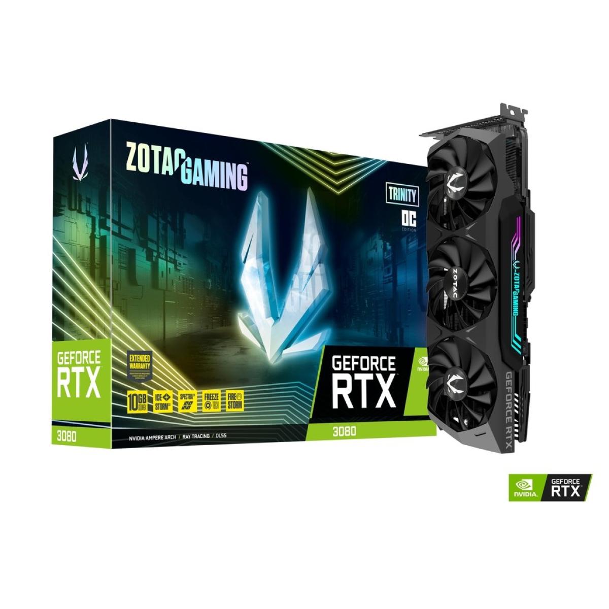 ZOTAC GAMING GeForce RTX 3080 Trinity OC 10GB GDDR6X (LHR) - Graphics Card