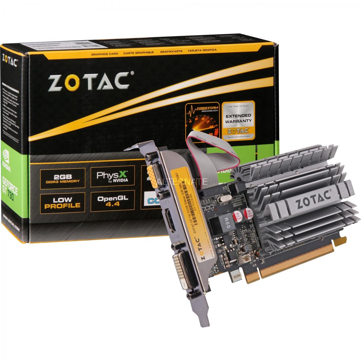ZOTAC GT 730 4GB Zone Edition DDR3 Graphics Card ZOTAC GT 730 4GB
