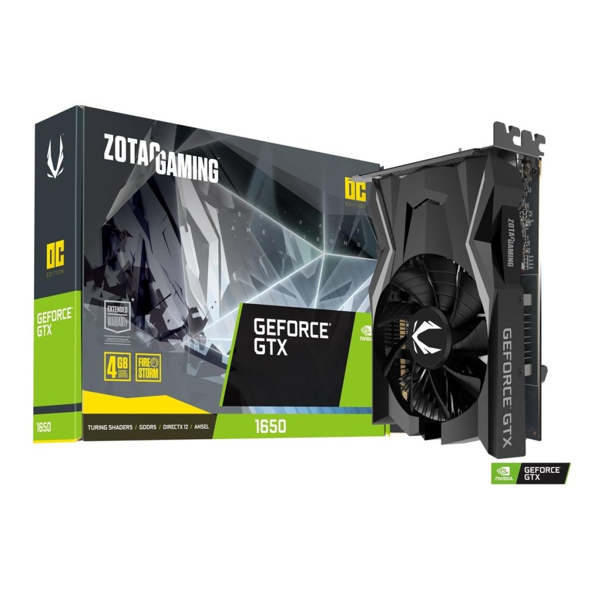 ZOTAC GAMING GeForce GTX 1650 OC 4GB GDDR6 - Graphics Card