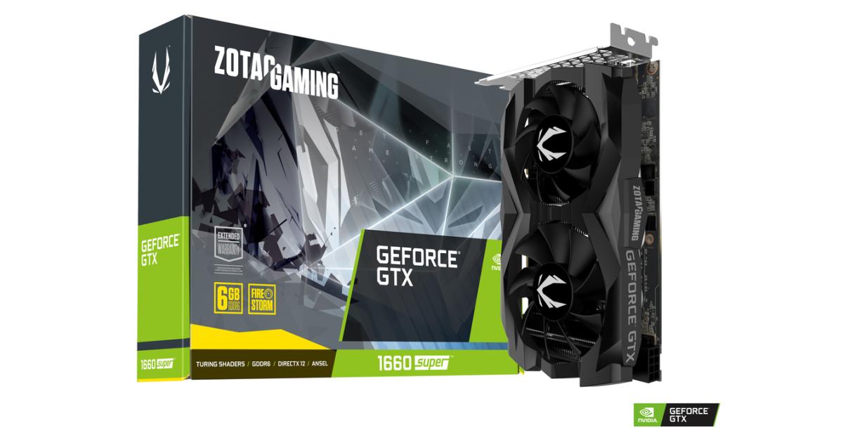 ZOTAC GAMING GeForce GTX 1660 SUPER Twin Fan 6GB GDDR6 - Graphics
