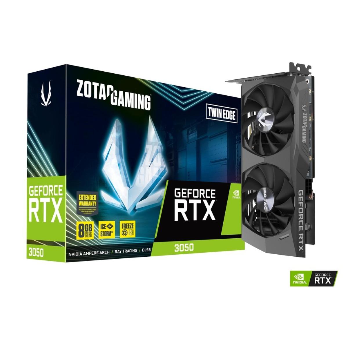 ZOTAC GAMING GeForce RTX 3050 Twin Edge 8GB GDDR6 (LHR) - Graphics Card