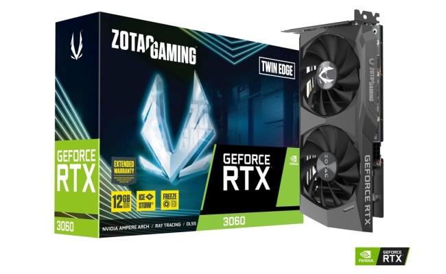 ZOTAC GAMING GeForce RTX 3060 Twin Edge 12GB GDDR6 - Graphics Card