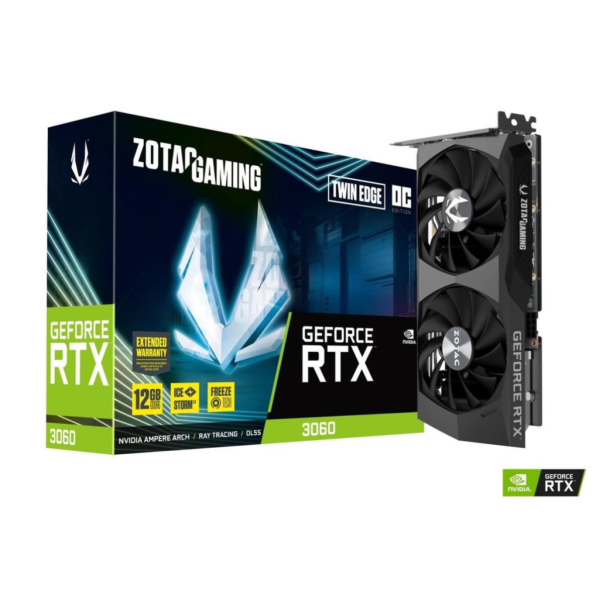 ZOTAC GAMING GeForce RTX 3060 Twin Edge OC 12GB GDDR6 - Graphics Card