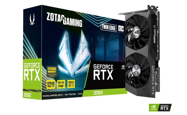 ZOTAC GAMING GeForce RTX 3060 Twin Edge OC 12GB GDDR6 - Graphics Card