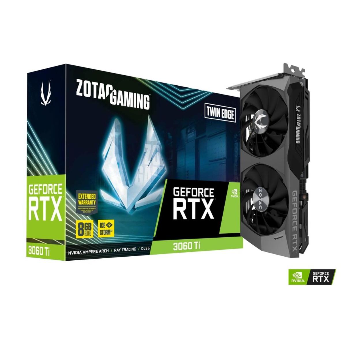 ZOTAC GAMING GeForce RTX 3060 Ti Twin Edge 8GB GDDR6 (LHR) - Graphics Card