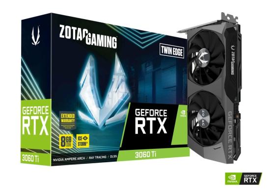ZOTAC GAMING GeForce RTX 3060 Ti Twin Edge  8GB GDDR6 (LHR)  - Graphics Card