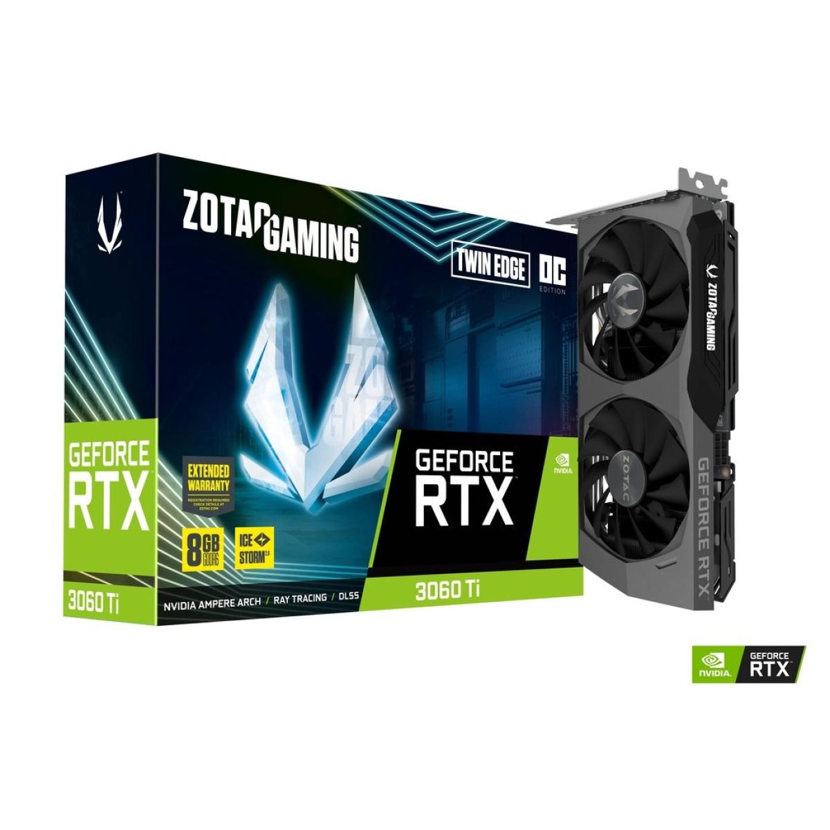 ZOTAC GAMING GeForce RTX 3060 Ti Twin Edge OC 8GB GDDR6 (LHR) - Graphics Card