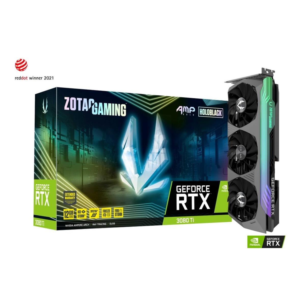 ZOTAC GAMING GeForce RTX 3080 Ti AMP Holo 12GB GDDR6X (LHR) - Graphics Card