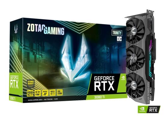 ZOTAC GAMING GeForce RTX 3080 Ti Trinity OC 12GB GDDR6X (LHR) - Graphics Card 