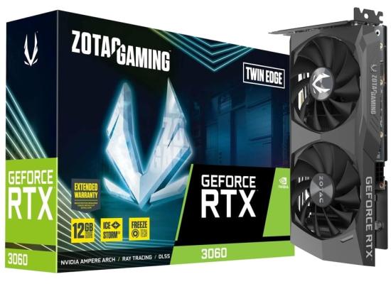 ZOTAC GAMING GeForce RTX 3060 Twin Edge 12GB GDDR6 - Graphics Card