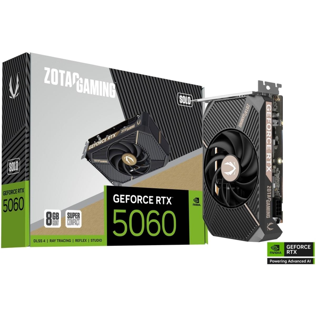 ZOTAC GAMING GeForce RTX 5060 SOLO 8GB GDDR7 - Graphics Card