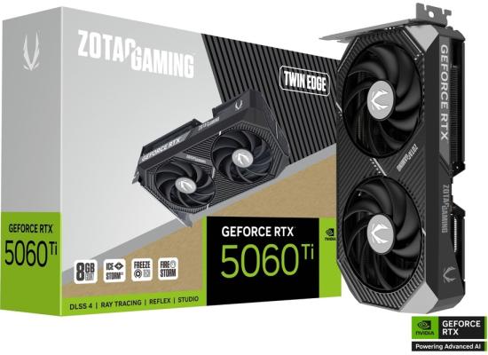 ZOTAC GAMING GeForce RTX 5060 Ti Twin Edge 8GB GDDR7 - Graphics Card
