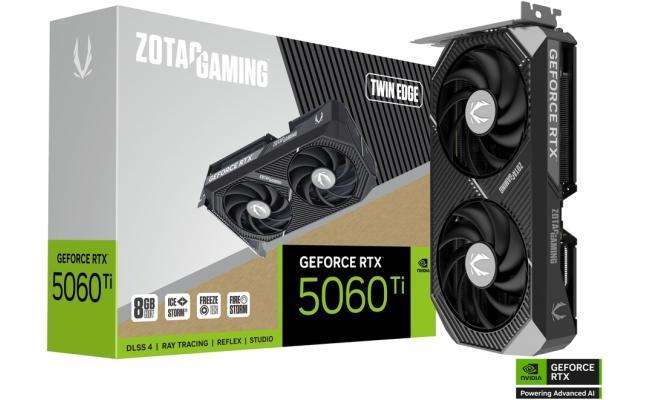 ZOTAC GAMING GeForce RTX 5060 Ti Twin Edge 8GB GDDR7 - Graphics Card