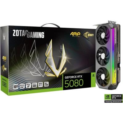 ZOTAC GAMING GeForce RTX 5080 AMP Extreme INFINITY 16GB GDDR7- Graphics Card