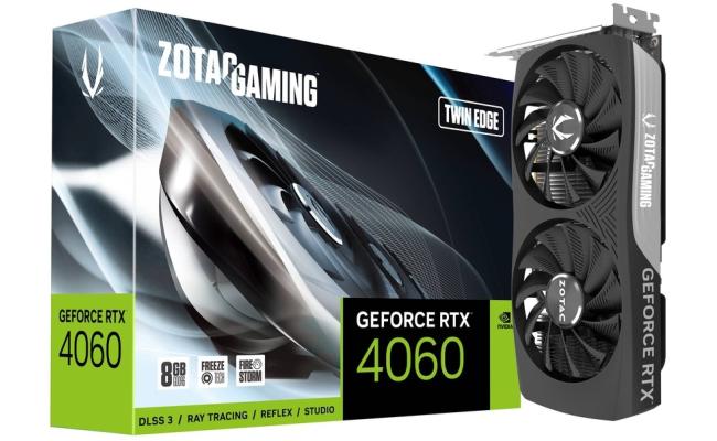 ZOTAC GAMING GeForce RTX 4060 Twin Edge 8GB GDDR6 - Graphics Card