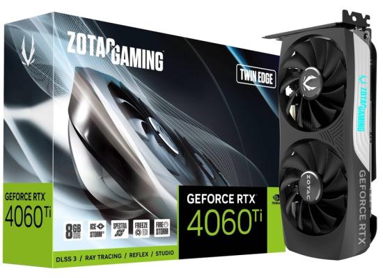 ZOTAC GAMING GeForce RTX 4060 Ti Twin Edge 8GB GDDR6 - Graphics Card