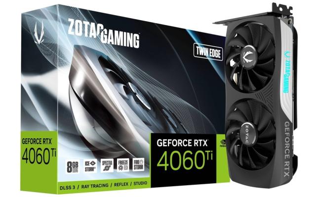 ZOTAC GAMING GeForce RTX 4060 Ti Twin Edge 8GB GDDR6 - Graphics Card