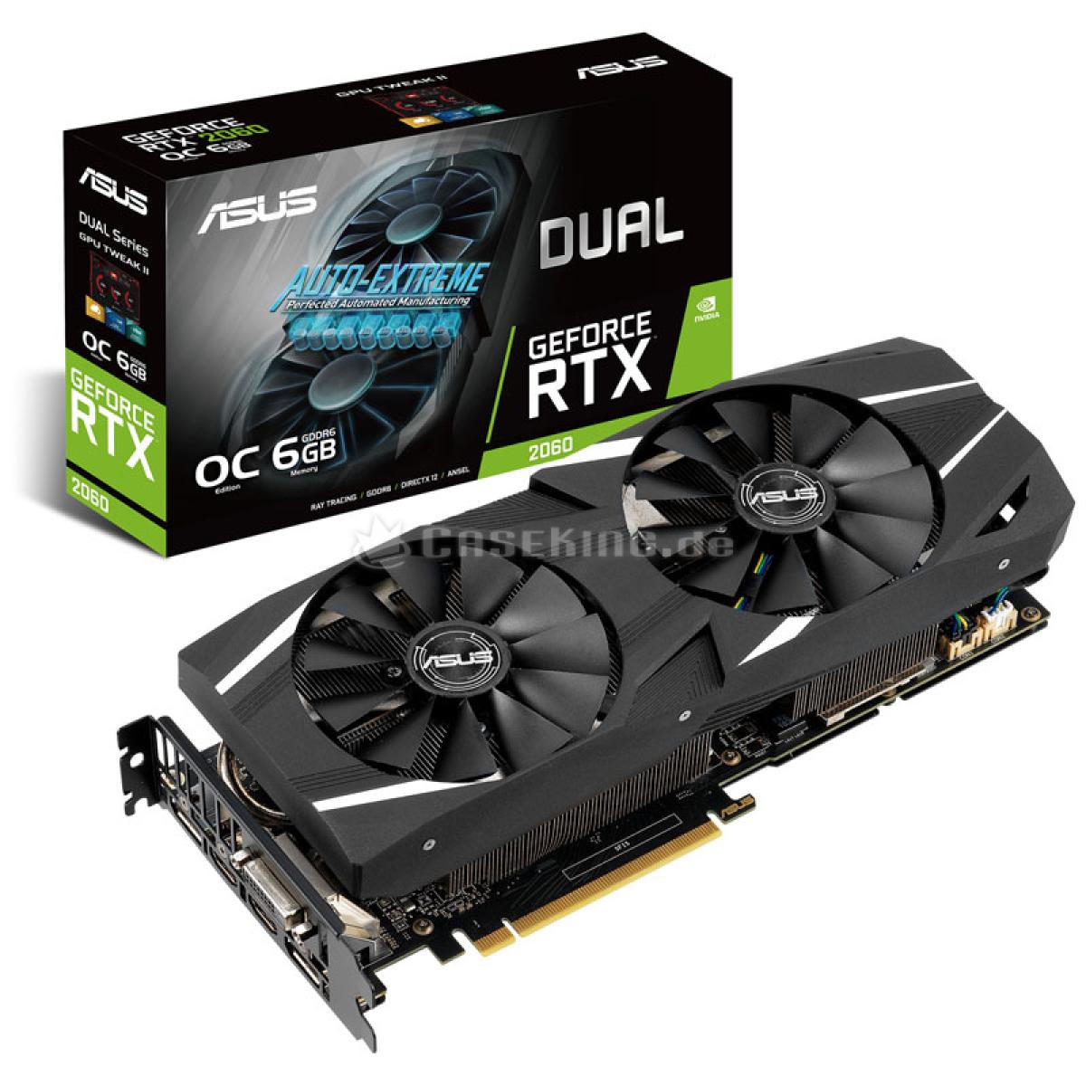 ASUS Dual GeForce RTX™ 2060 OC edition 6GB GDDR6 - Graphics Card
