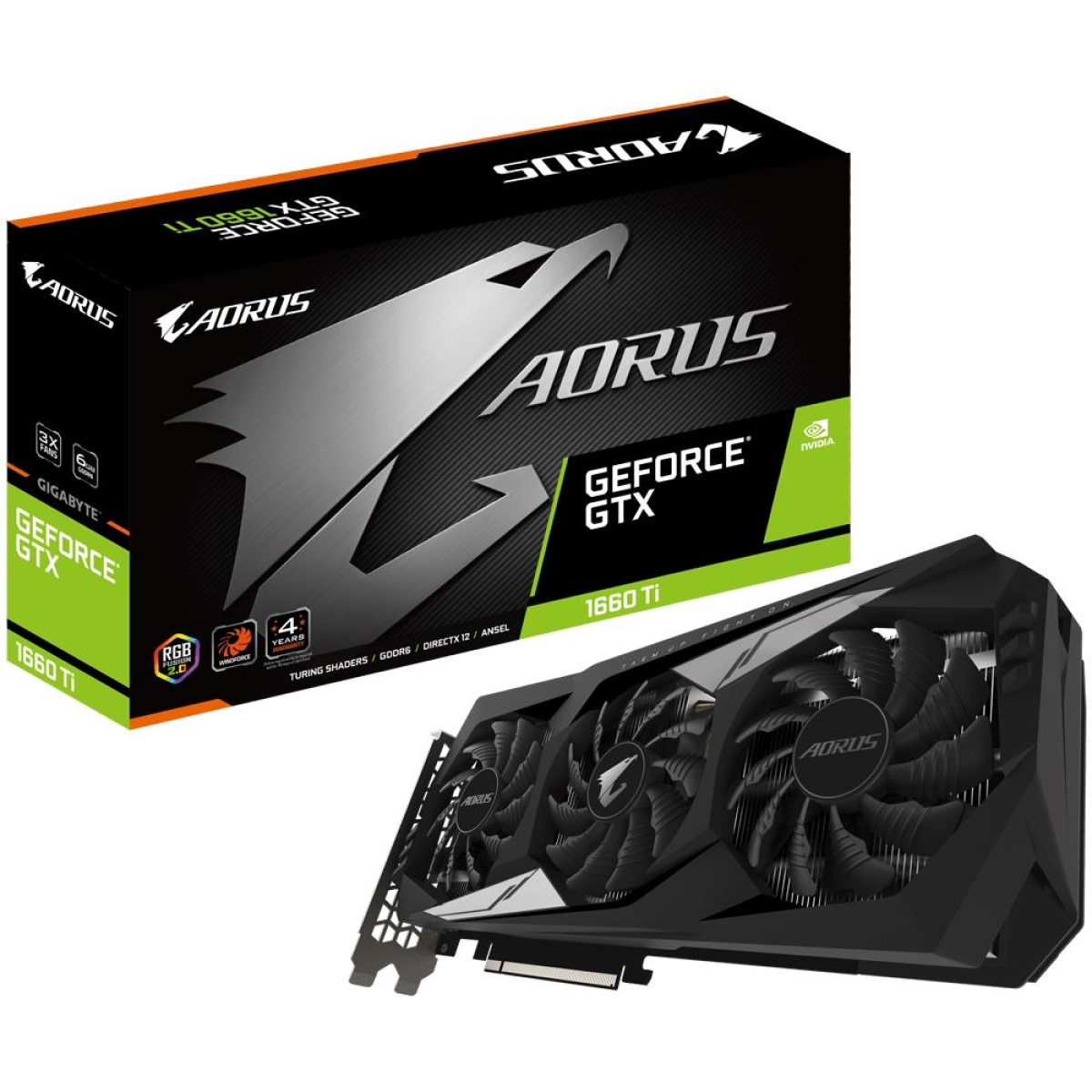 GIGABYTE AORUS GeForce® GTX 1660Ti 6GB