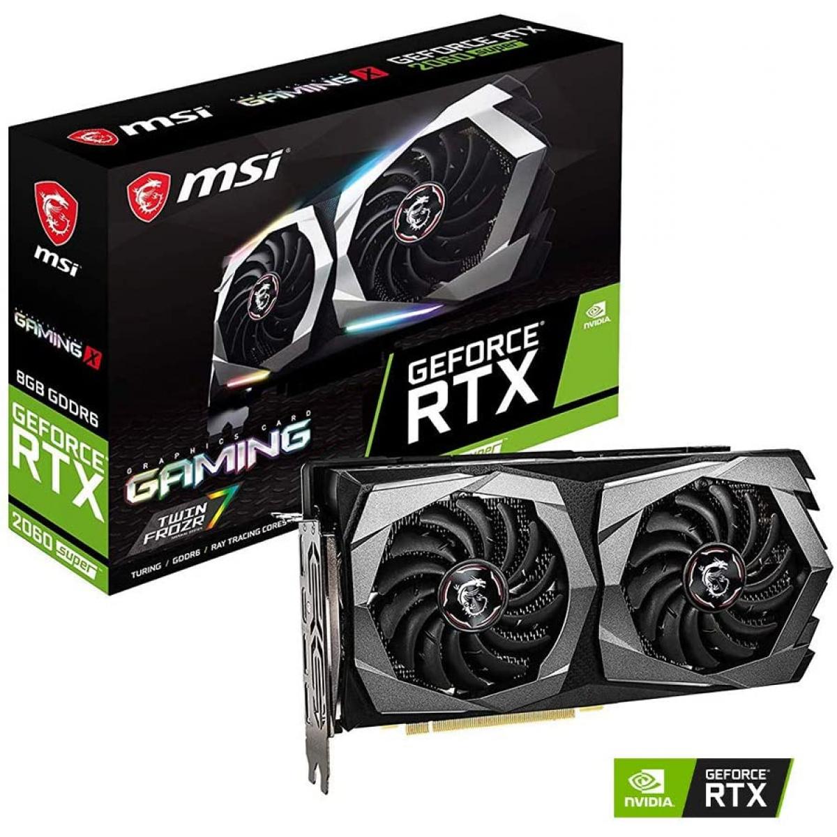 MSI NVIDIA GeForce RTX 2060 SUPER 8GB GAMING DDR6