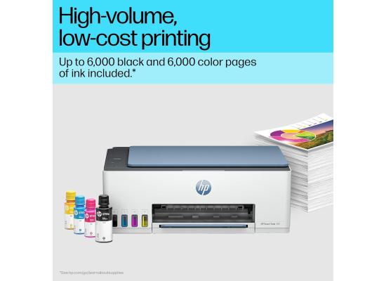 HP Smart Tank 585 Printer Wireless, Print, Scan, Copy, All In One Color Printer Up To 6000 Black & Color Pages Wi-Fi,Hi-Speed USB 2.0 and Bluetooth Low Energy