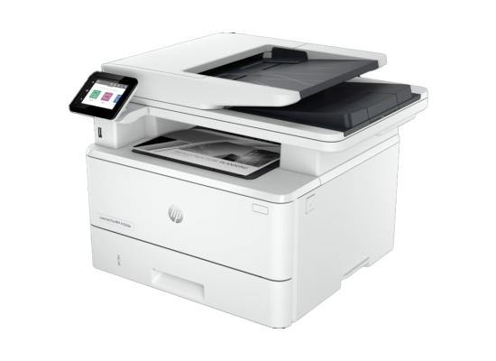 HP LaserJet Pro 4103DW Black and White Laser Multifunction 3-In-One Wireless & Network Printer (Print, Scan, Copy) w/ Duplex Printing - White