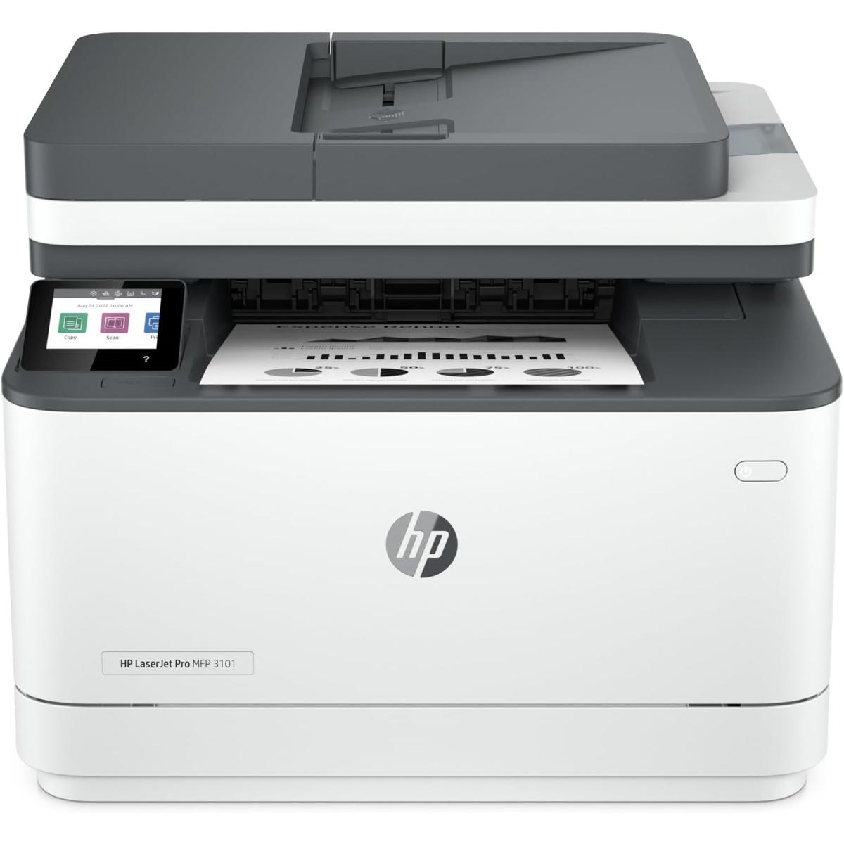 HP LaserJet Pro MFP 3103fdw Mono Laser Multifunction 4-In-One Printer Print, copy, scan, fax USB , Network , Wireless, Duplex & Auto Feeder Speed Up to 35 black - White