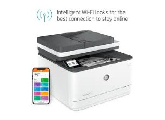 HP LaserJet Pro MFP 3103fdw Mono Laser Multifunction 4-In-One Printer Print, copy, scan, fax USB , Network , Wireless, Duplex & Auto Feeder Speed Up to 35 black - White
