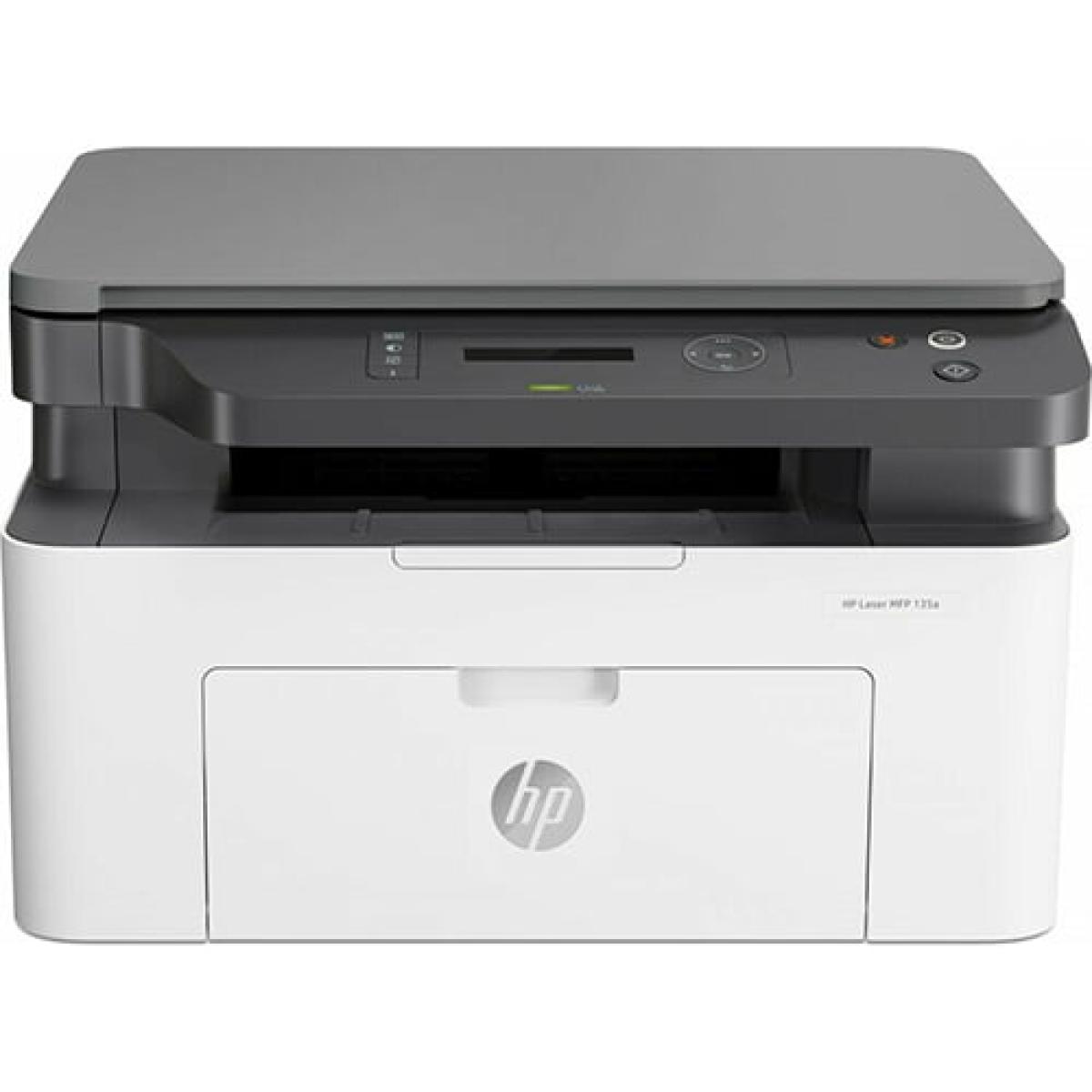 HP LaserJet Pro MFP 135a Multifunction 3-In-One Laser Printer (Print, copy, scan) & Duplex, A4 Mono Black w/ 2-Line LCD, USB