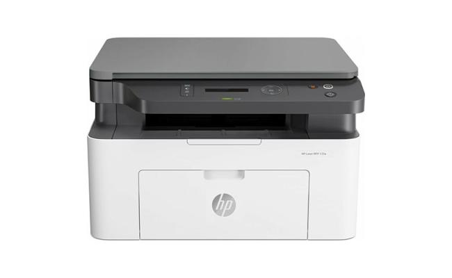 HP LaserJet Pro MFP 135a Multifunction 3-In-One Laser Printer (Print, copy, scan) & Duplex, A4 Mono Black w/ 2-Line LCD, USB