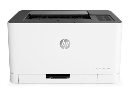 HP Color Laser 150nw Printer, A4 Print & Scan, Easy Mobile Wi-Fi Direct Printing & Scanning With HP Smart App, Hi-Speed USB 2.0, 10/100 Ethernet Network 