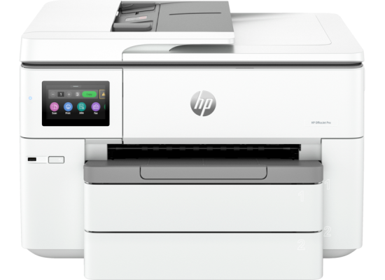 HP Office Jet Pro 9730 Wide Format A3 All-in-One Printer, Color, Print, Copy, Scan, Wireless, Automatic document feeder, Two-sided printing, Two-sided scanning, Scan to pdf, Touchscreen, Cement