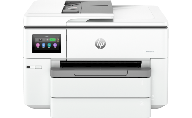 HP Office Jet Pro 9730 Wide Format A3 All-in-One Printer, Color, Print, Copy, Scan, Wireless, Automatic document feeder, Two-sided printing, Two-sided scanning, Scan to pdf, Touchscreen, Cement