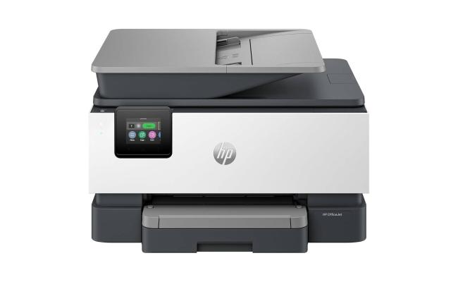 HP OfficeJet Pro 9123 All-in-One Printer, Print, copy, scan, fax, Wireless, Automatic document feeder, Two-sided printing, Two-sided scanning.